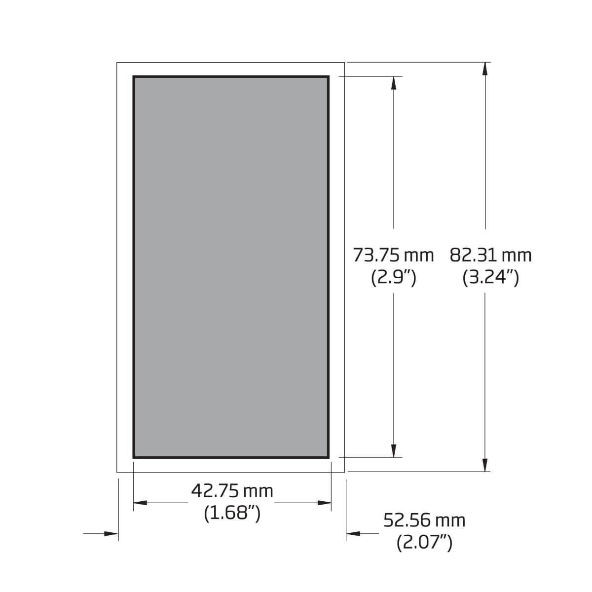 front view installation specs bl BL983320 DIAG2